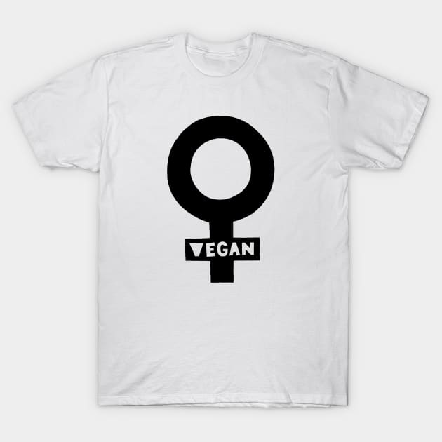 Vegan Feminist T-Shirt by Josephine Skapare